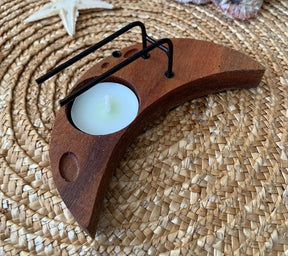 Incensário Versátil para Palo Santo e Varetas de Incenso - Meia Lua