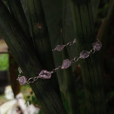 Pulseira com Pedras de Ametista
