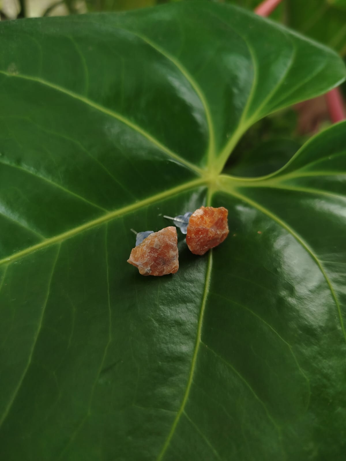 Brinco de Calcita Laranja