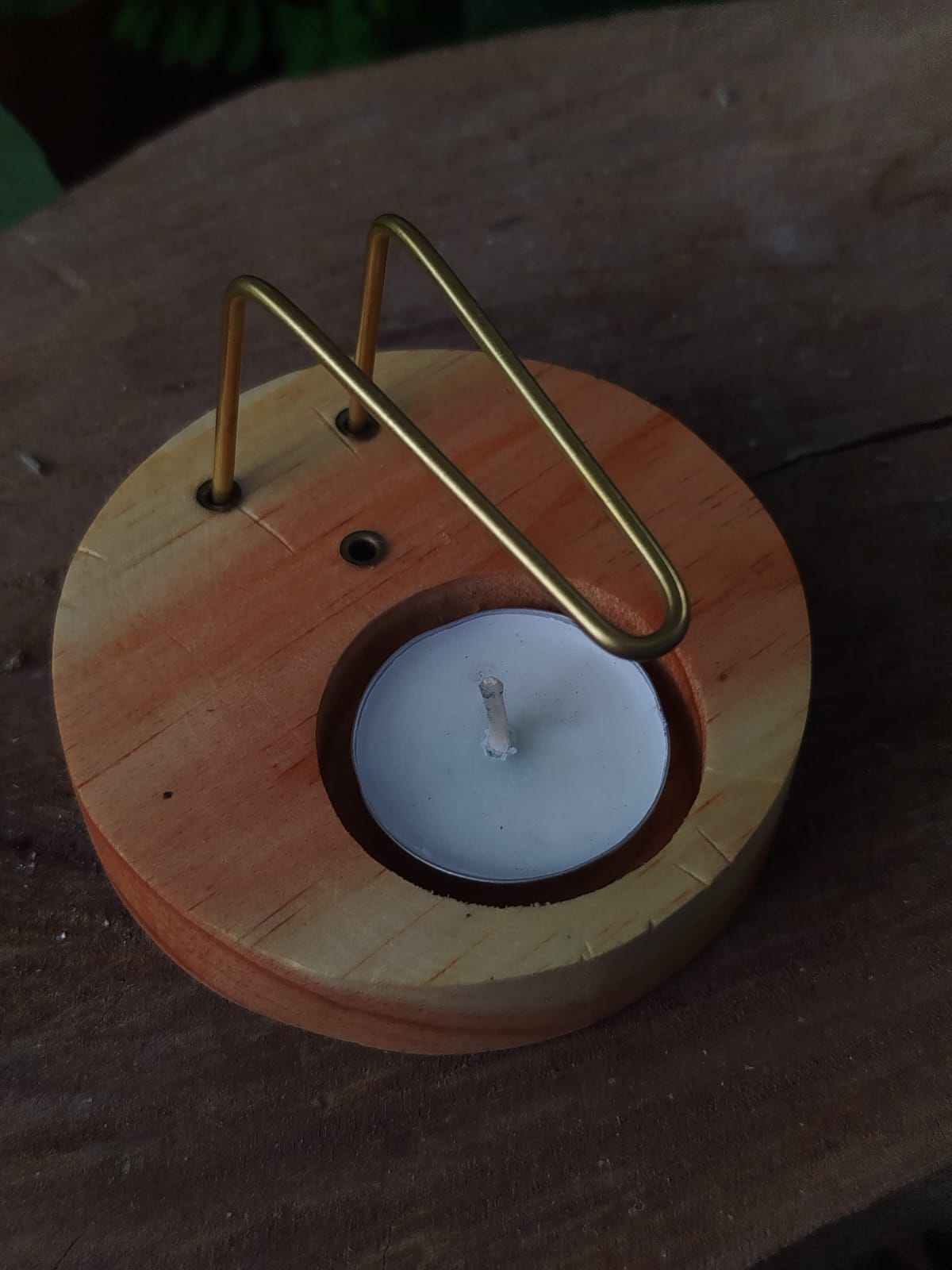 Incensário Versátil para Palo Santo e Varetas de Incenso - Redondo Pinus