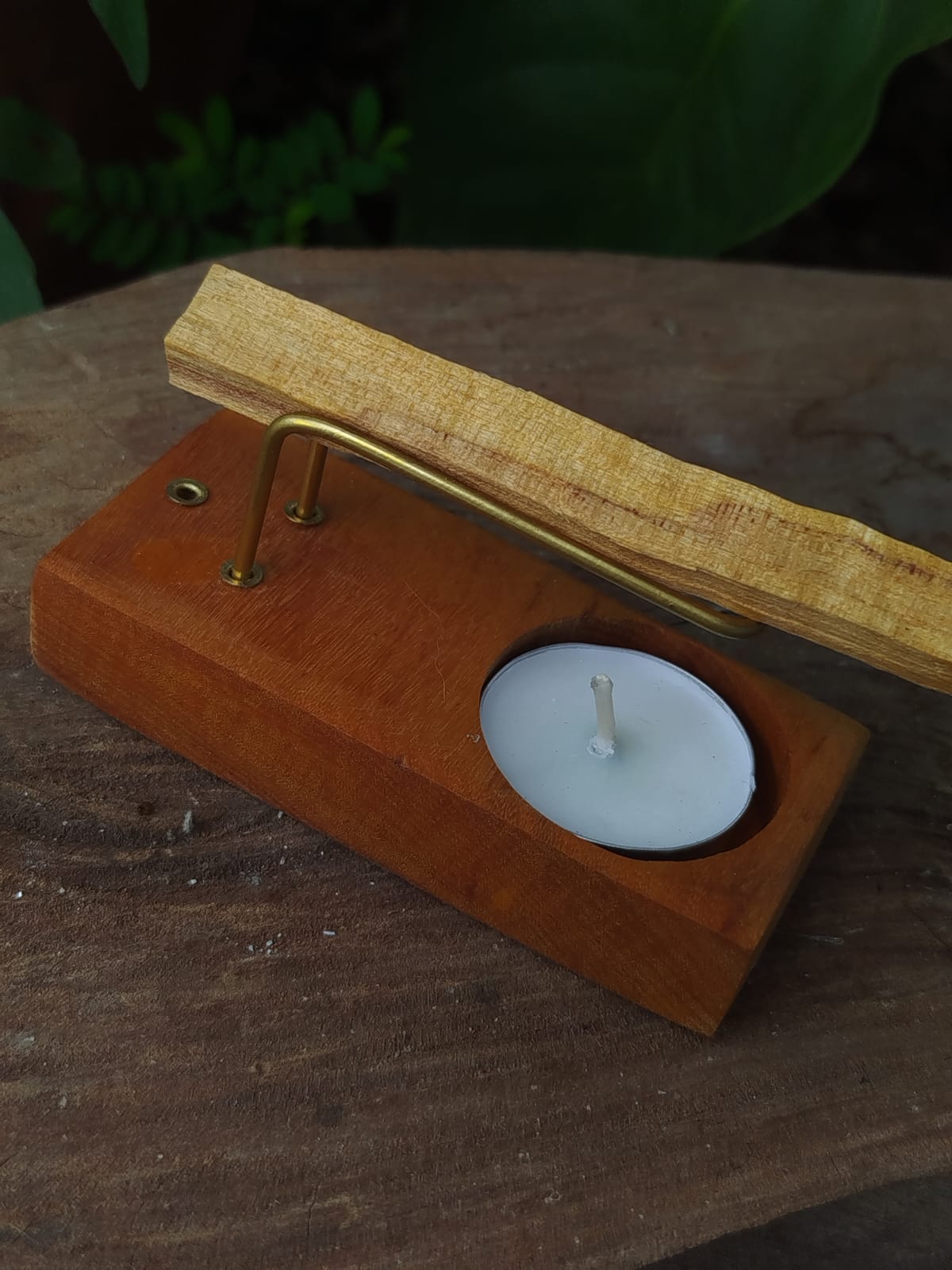 Incensário Versátil para Palo Santo e Varetas de Incenso - Retângular